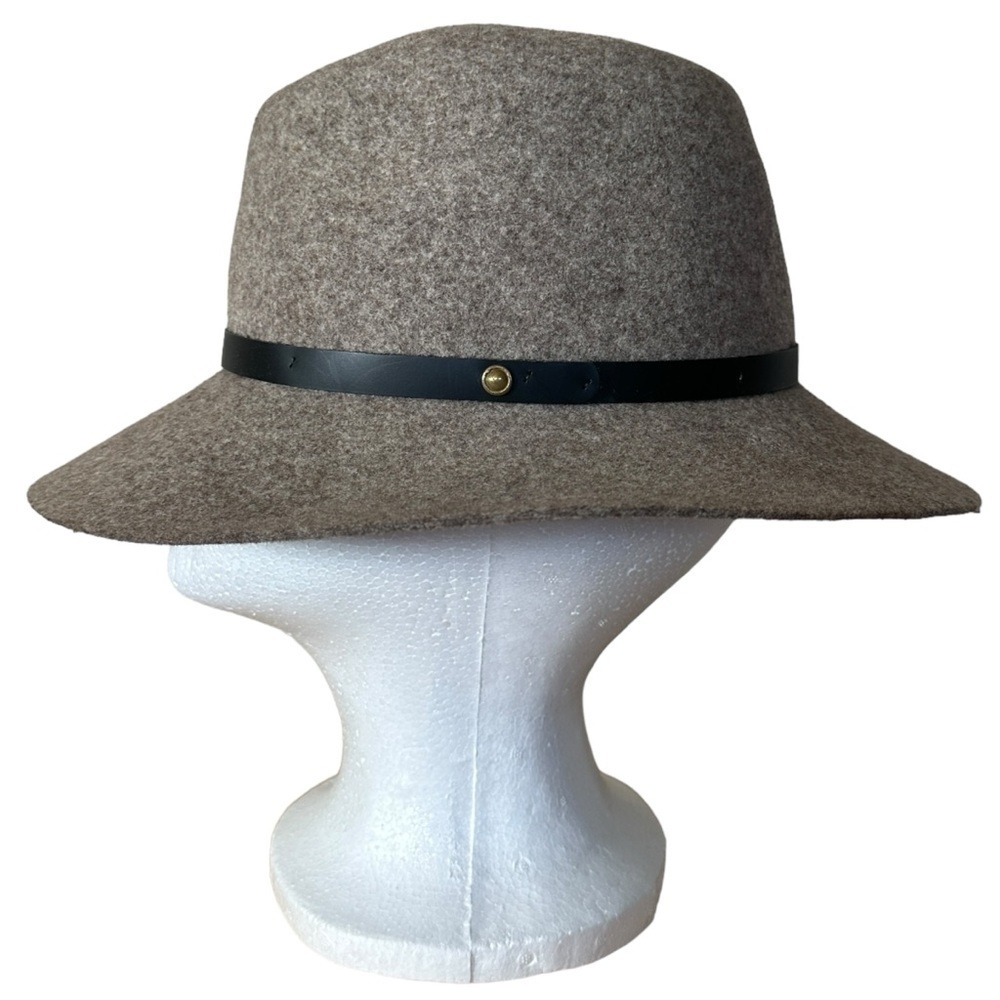 Rag & Bone Womens Floppy Brim Fedora Sz S Felted Wool Leather Band Boho Blogger - Picture 3 of 10